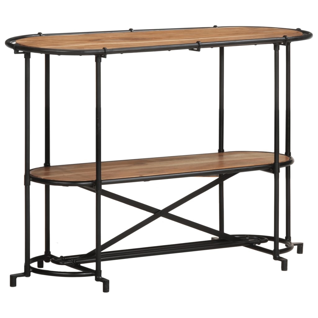 Wandtafel 110x42x76 cm massief acaciahout is nu te koop bij PeponiXL, paradijselijk wonen!