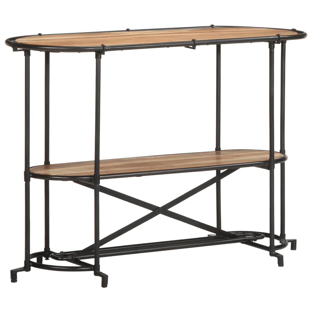 Wandtafel 110x42x76 cm massief acaciahout is nu te koop bij PeponiXL, paradijselijk wonen!
