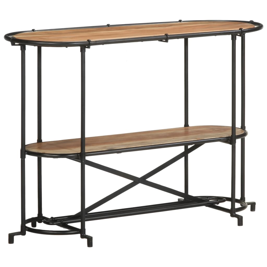 Wandtafel 110x42x76 cm massief acaciahout is nu te koop bij PeponiXL, paradijselijk wonen!