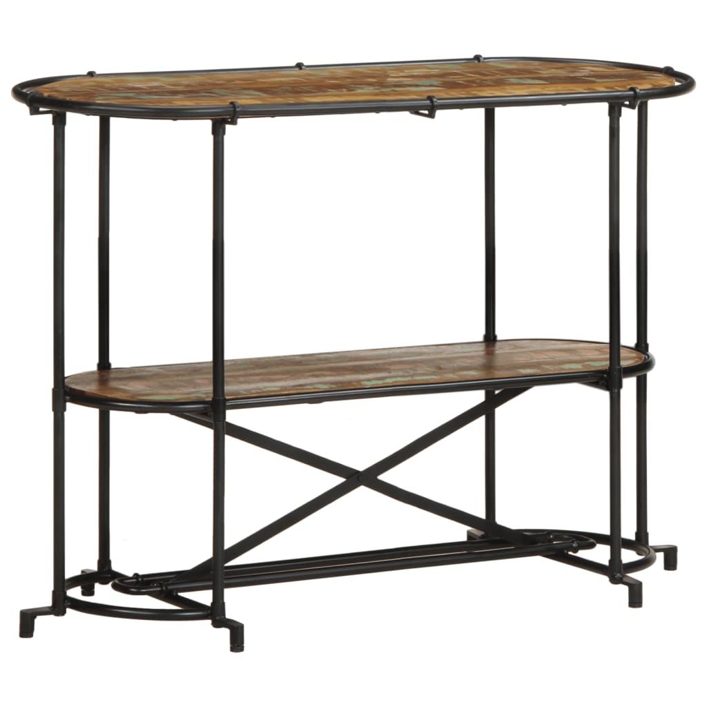 Wandtafel 110x42x76 cm massief gerecycled hout is nu te koop bij PeponiXL, paradijselijk wonen!