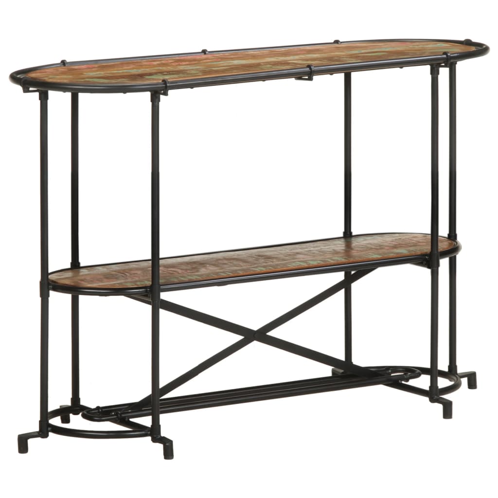 Wandtafel 110x42x76 cm massief gerecycled hout is nu te koop bij PeponiXL, paradijselijk wonen!