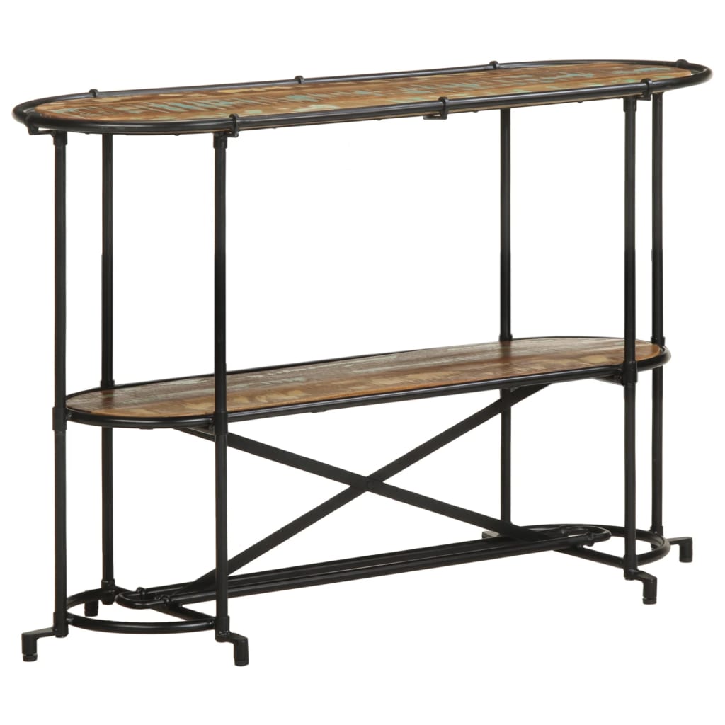 Wandtafel 110x42x76 cm massief gerecycled hout is nu te koop bij PeponiXL, paradijselijk wonen!