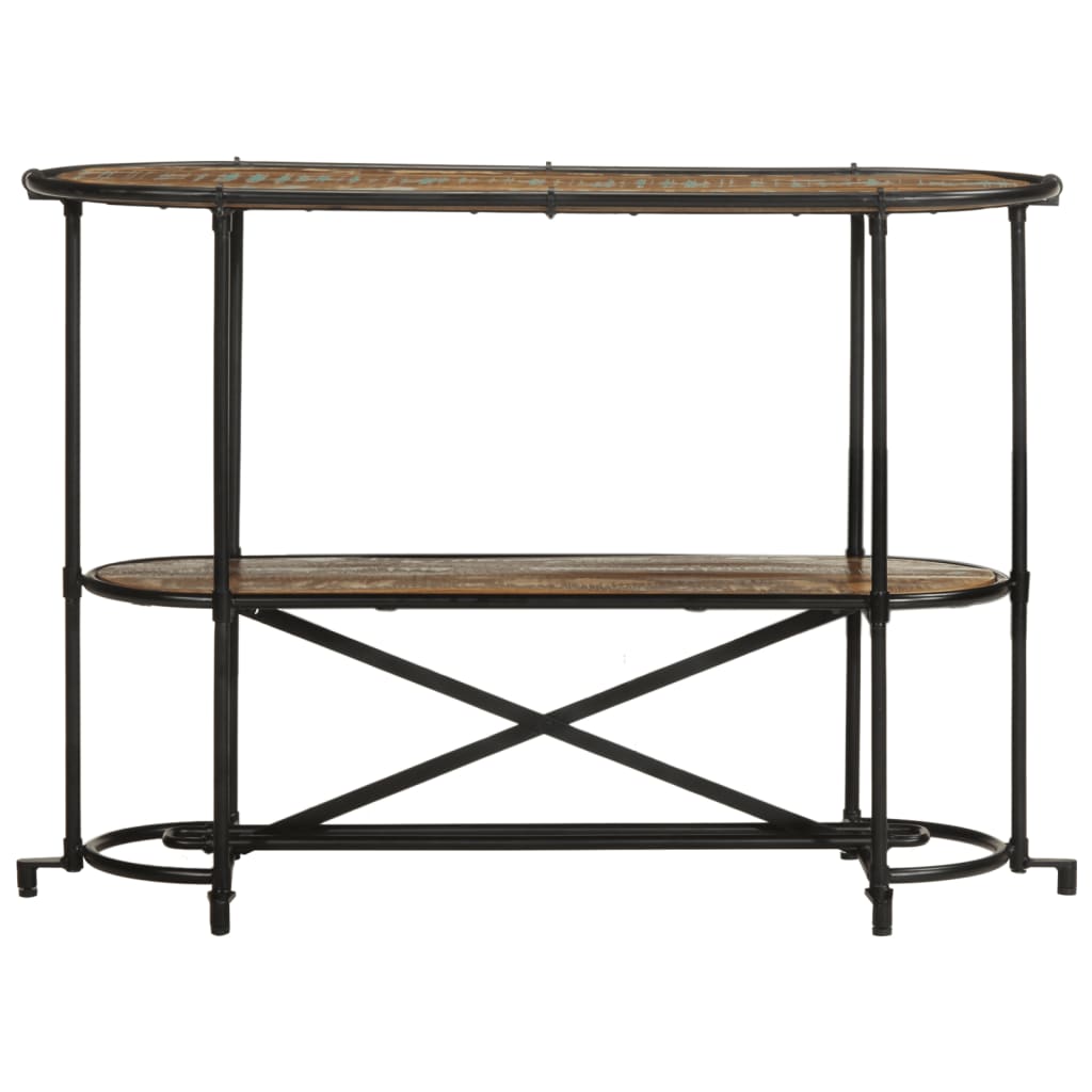 Wandtafel 110x42x76 cm massief gerecycled hout is nu te koop bij PeponiXL, paradijselijk wonen!