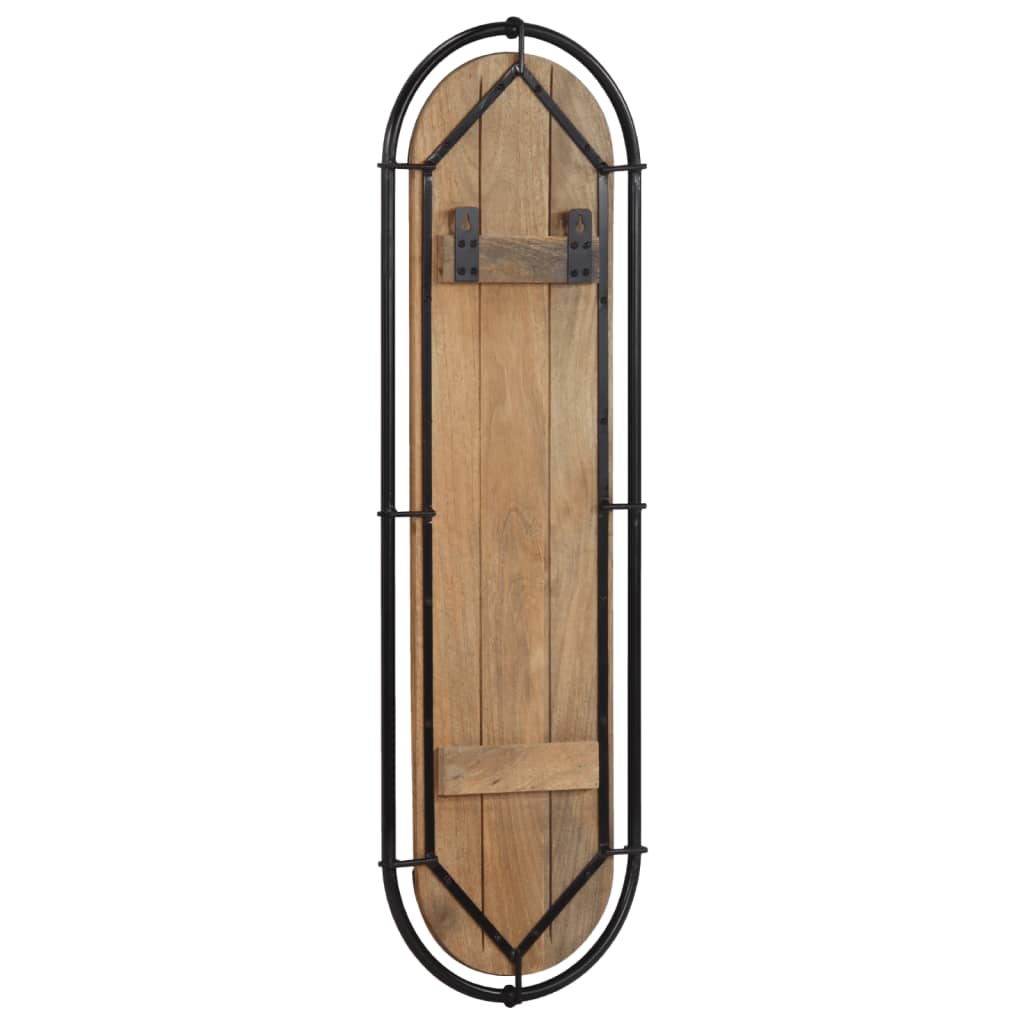 Wandkapstokken 2 st met 4 haken massief ruw mangohout is nu te koop bij PeponiXL, paradijselijk wonen!