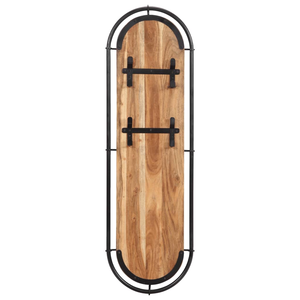 Wandkapstokken 2 st met 4 haken massief acaciahout is nu te koop bij PeponiXL, paradijselijk wonen!