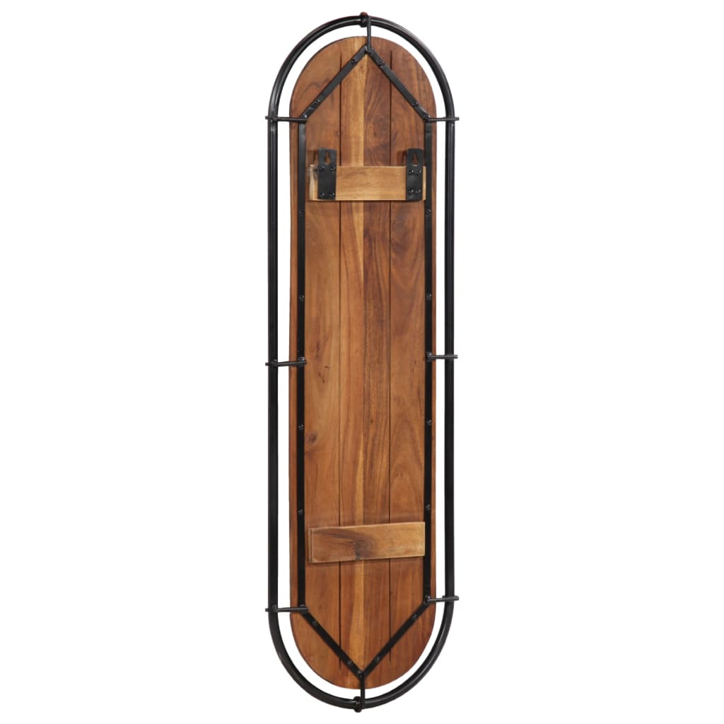 Wandkapstokken 2 st met 4 haken massief gerecycled hout is nu te koop bij PeponiXL, paradijselijk wonen!