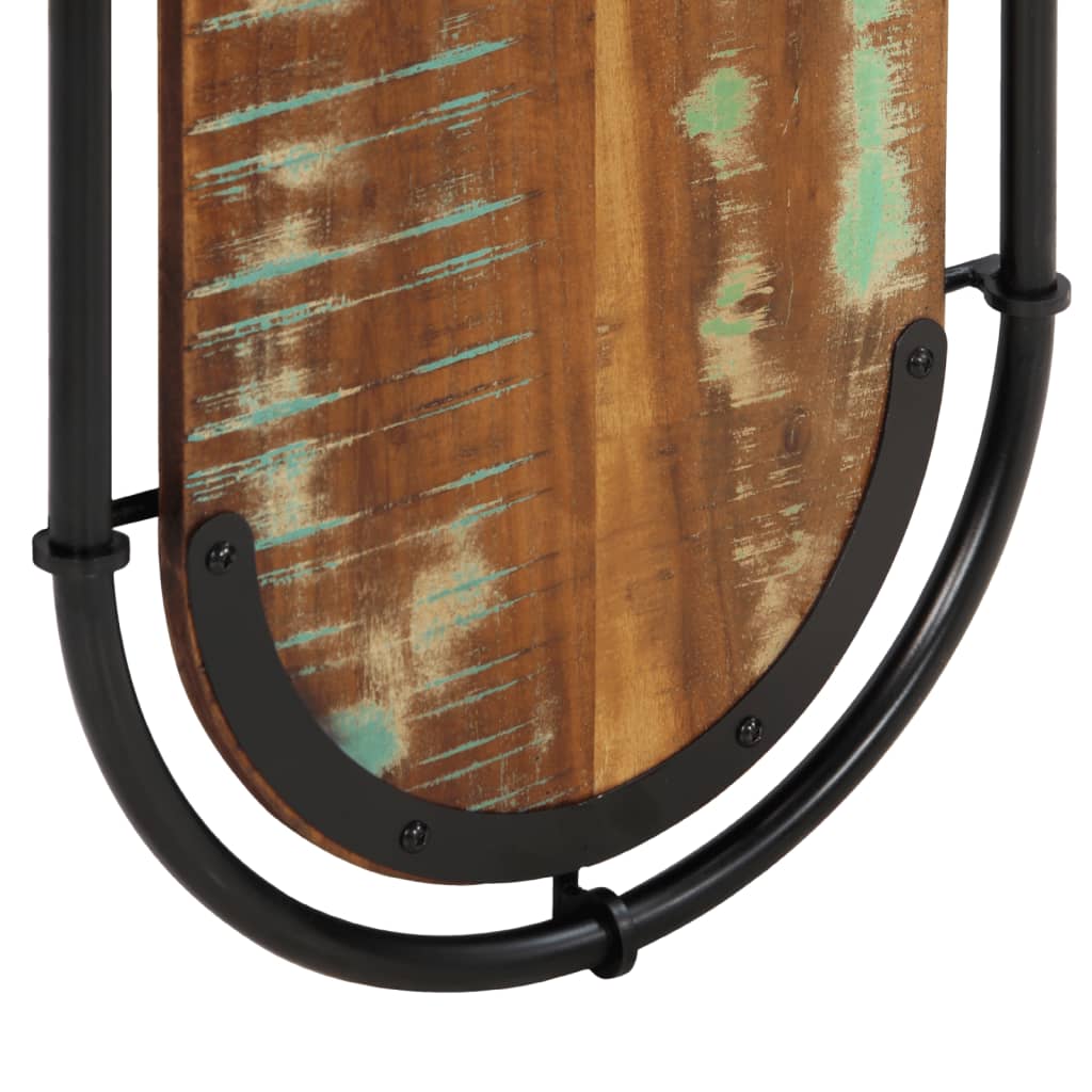 Wandkapstokken 2 st met 4 haken massief gerecycled hout is nu te koop bij PeponiXL, paradijselijk wonen!