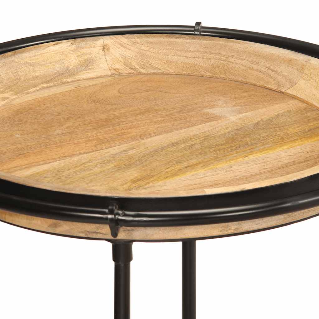 2-delige bijzettafelset massief hout mango is nu te koop bij PeponiXL, paradijselijk wonen!