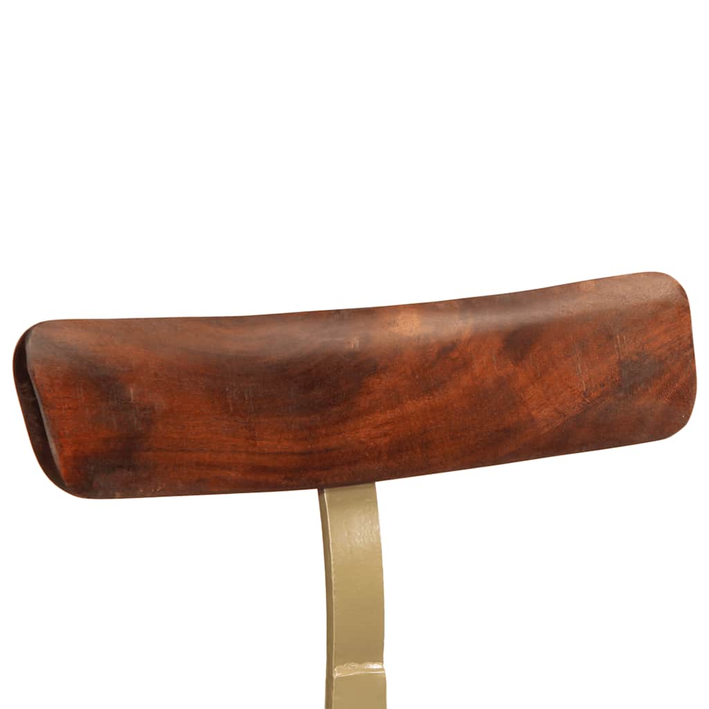 Barkrukken 2 st 49x43x79 cm massief mangohout is nu te koop bij PeponiXL, paradijselijk wonen!