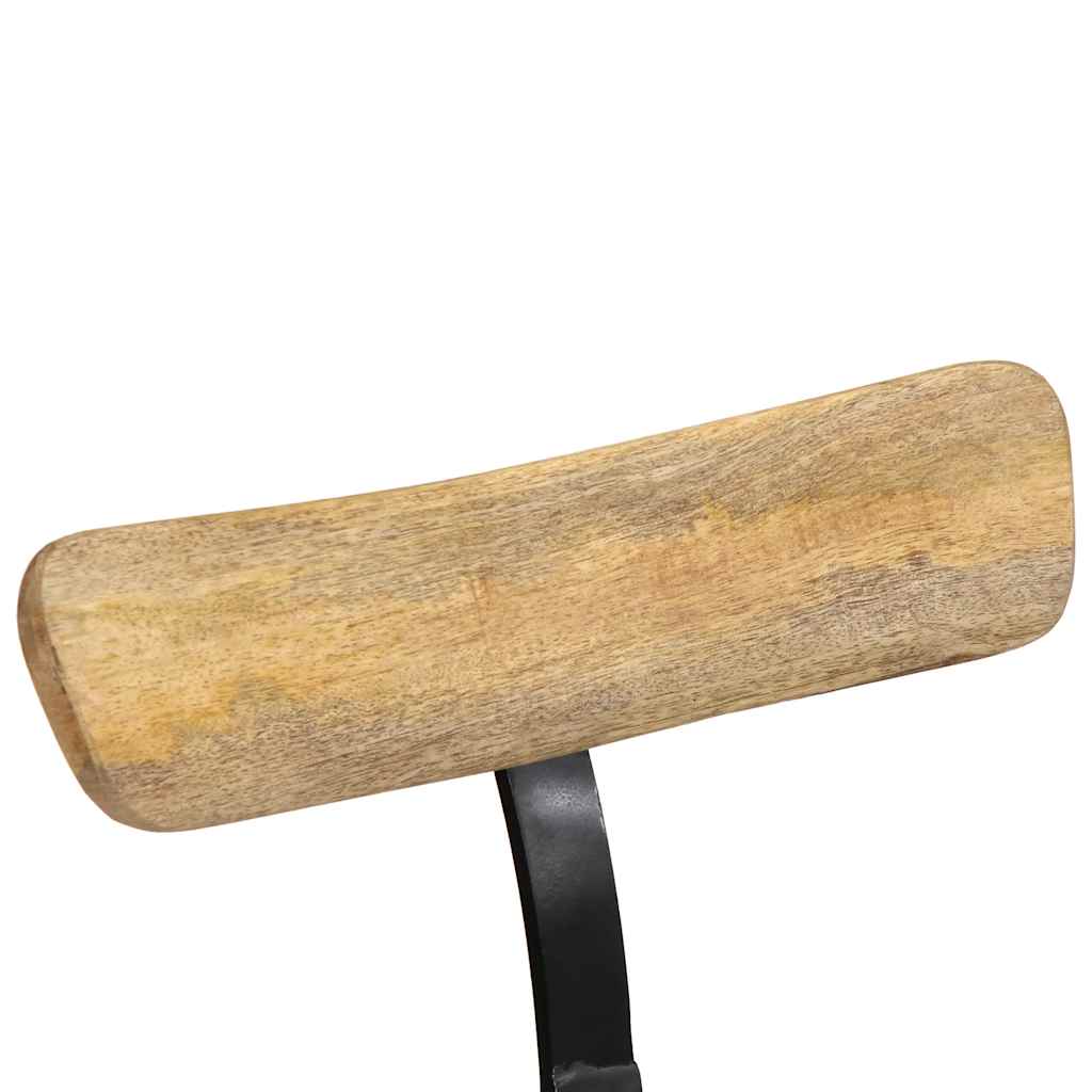 Barkrukken 2 st 49x43x88 cm massief mangohout is nu te koop bij PeponiXL, paradijselijk wonen!