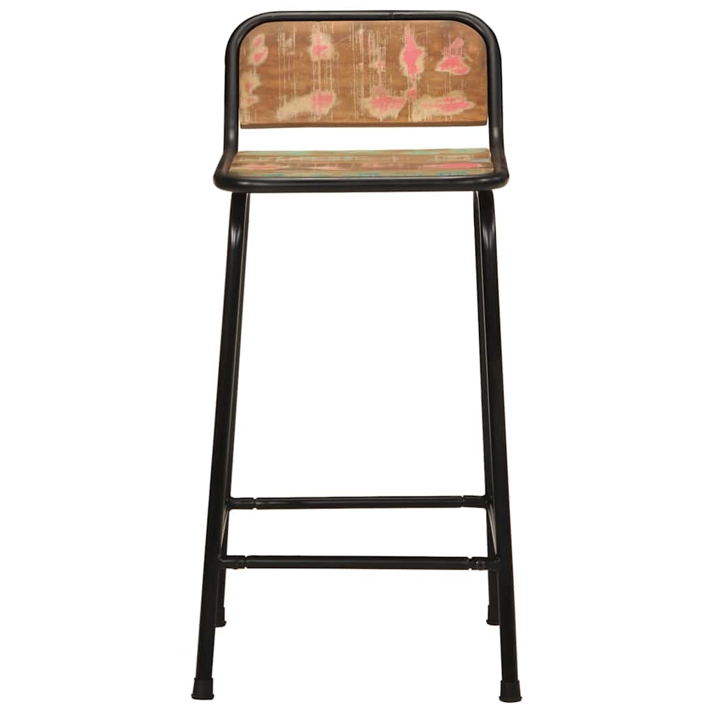 Barkrukken 4 st 46x35,5x80 cm massief gerecycled hout is nu te koop bij PeponiXL, paradijselijk wonen!