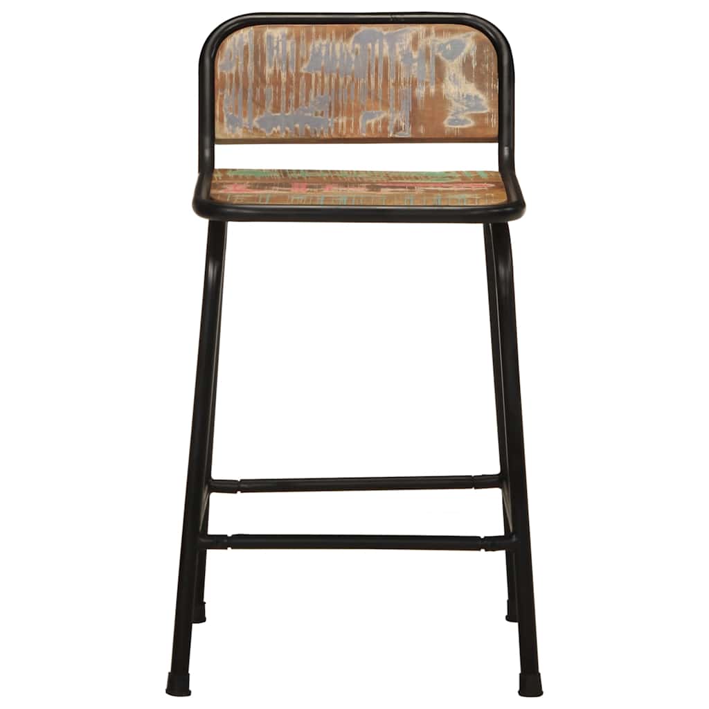 Barkrukken 2 st 46x35,5x70 cm massief gerecycled hout is nu te koop bij PeponiXL, paradijselijk wonen!