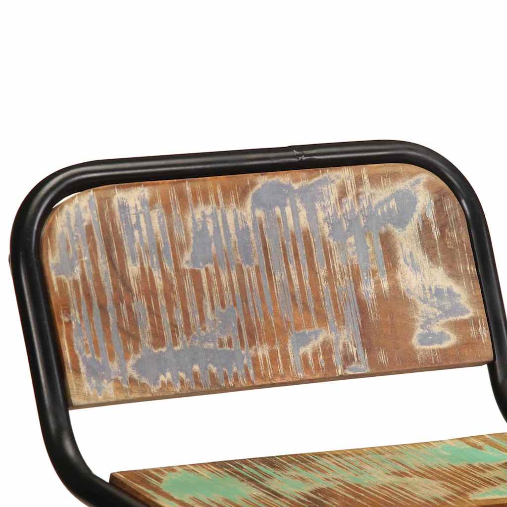 Barkrukken 2 st 46x35,5x70 cm massief gerecycled hout is nu te koop bij PeponiXL, paradijselijk wonen!