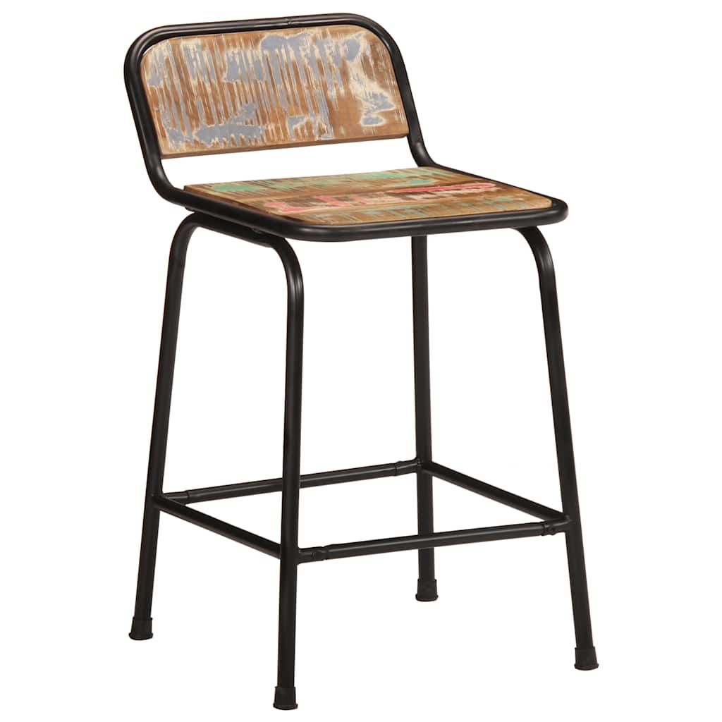 Barkrukken 4 st 46x35,5x70 cm massief gerecycled hout is nu te koop bij PeponiXL, paradijselijk wonen!