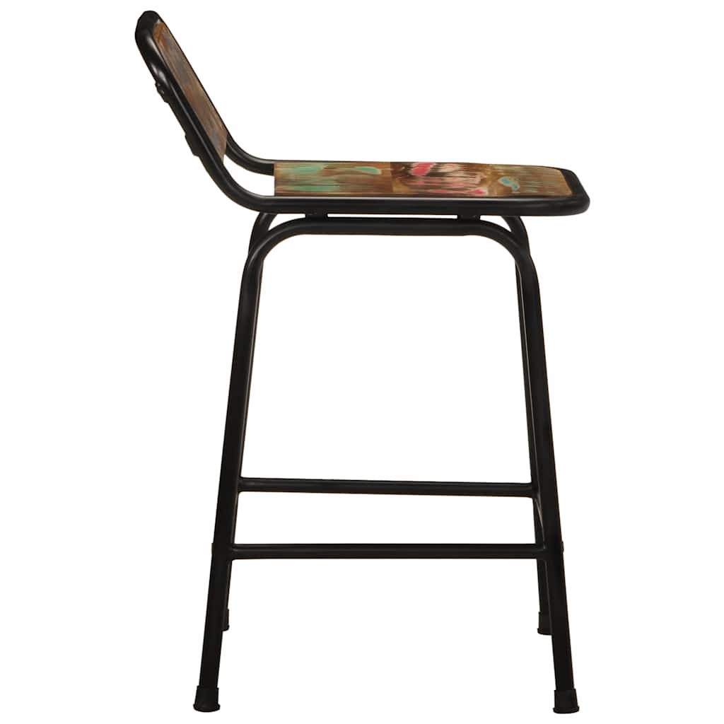 Barkrukken 4 st 46x35,5x70 cm massief gerecycled hout is nu te koop bij PeponiXL, paradijselijk wonen!