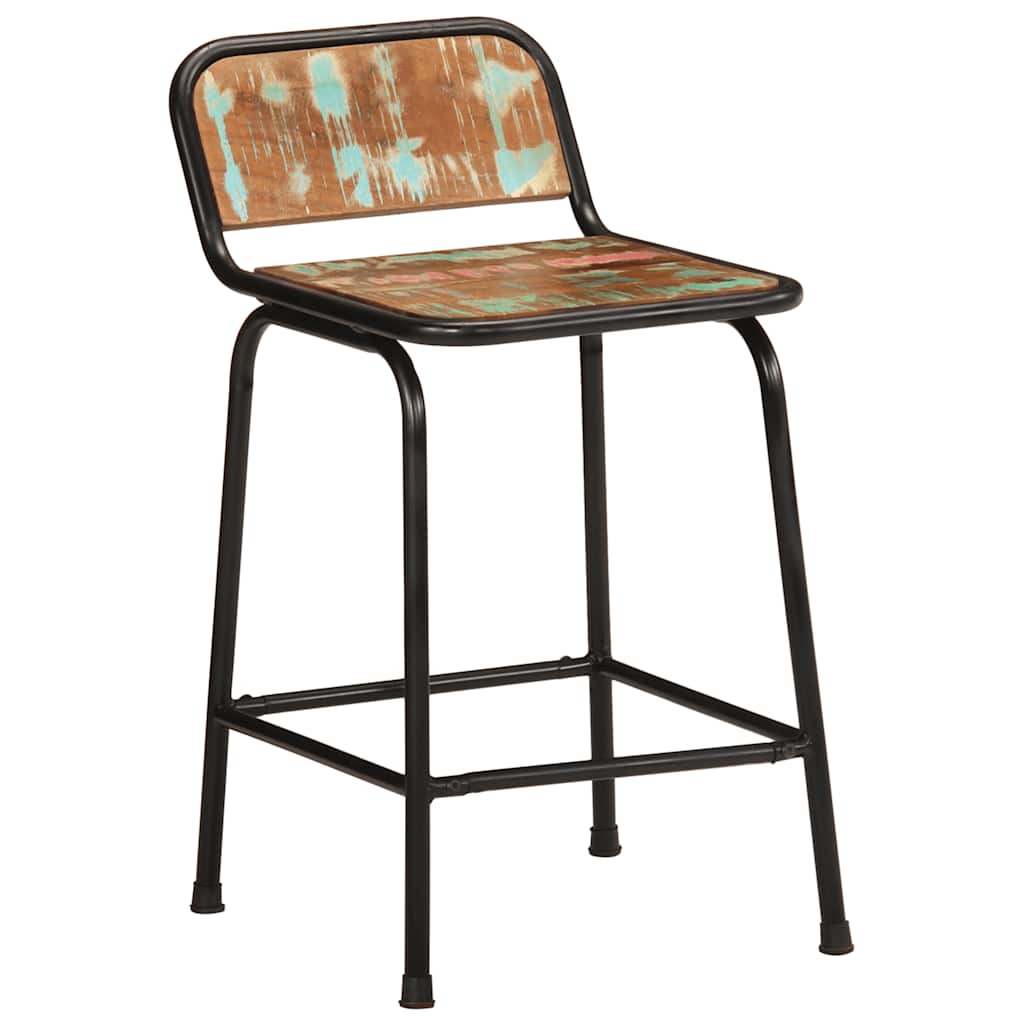 Barkrukken 4 st 46x35,5x70 cm massief gerecycled hout is nu te koop bij PeponiXL, paradijselijk wonen!