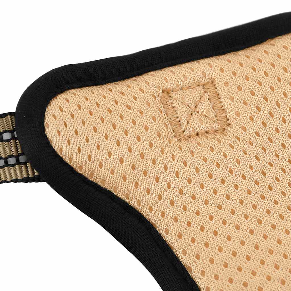 Hondentuigje met reflecterende strepen verstelbaar L bruin is nu te koop bij PeponiXL, paradijselijk wonen!