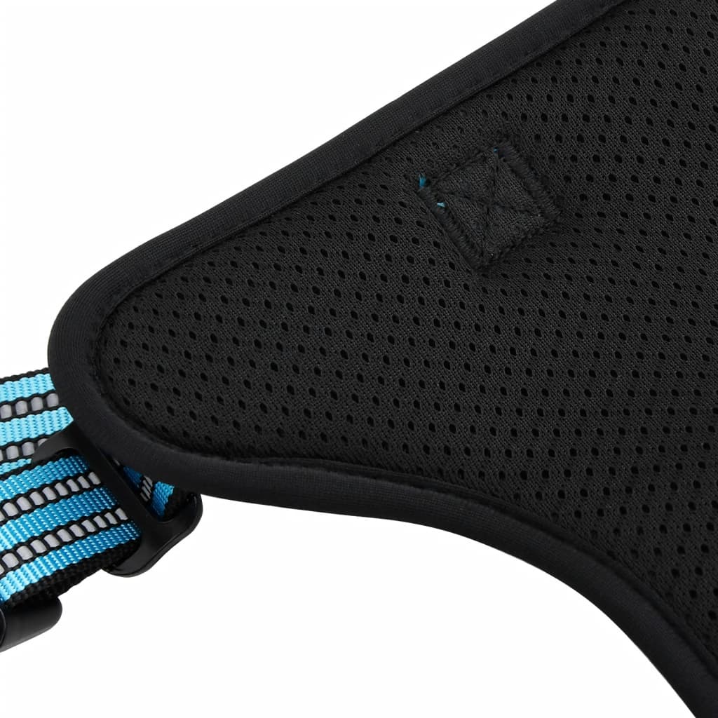 Hondentuigje met riem en halsband verstelbaar L blauw is nu te koop bij PeponiXL, paradijselijk wonen!