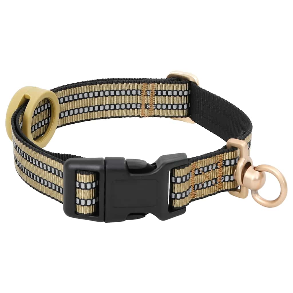 Hondentuigje met riem en halsband verstelbaar L bruin is nu te koop bij PeponiXL, paradijselijk wonen!