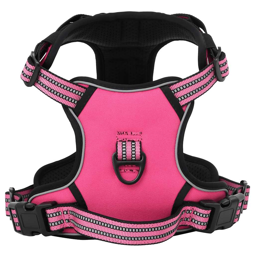 Hondentuigje met riem en halsband verstelbaar L roze is nu te koop bij PeponiXL, paradijselijk wonen!