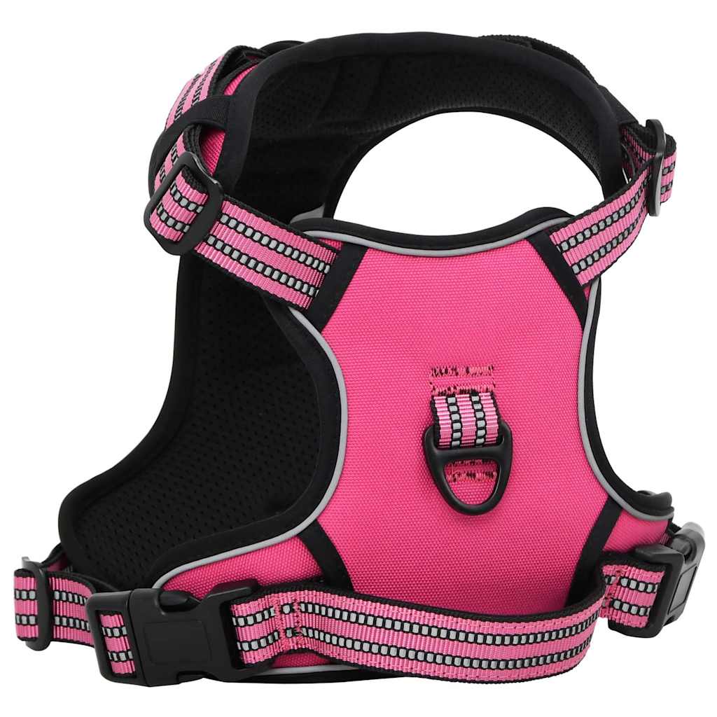Hondentuigje met riem en halsband verstelbaar L roze is nu te koop bij PeponiXL, paradijselijk wonen!