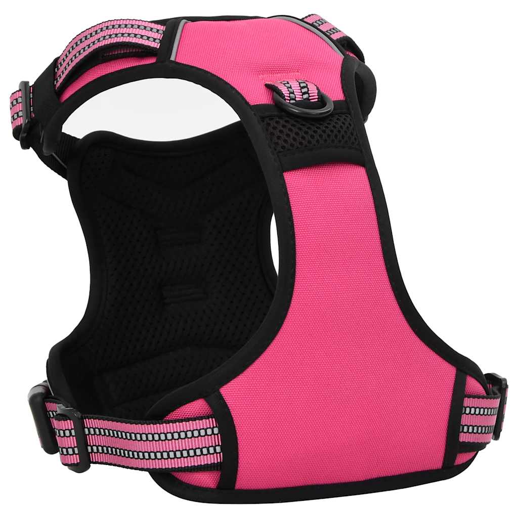 Hondentuigje met riem en halsband verstelbaar L roze is nu te koop bij PeponiXL, paradijselijk wonen!