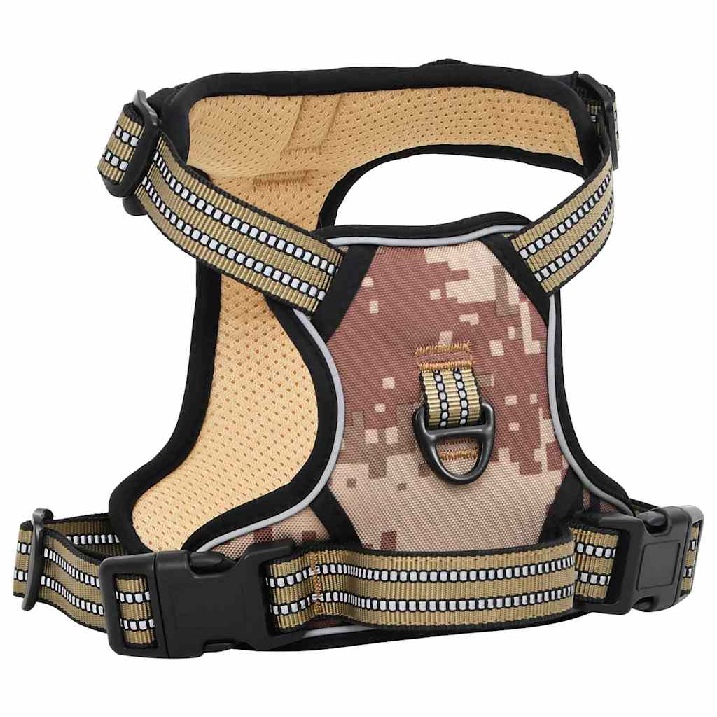 Hondentuigje riem en halsband verstelbaar XL camouflagebruin is nu te koop bij PeponiXL, paradijselijk wonen!