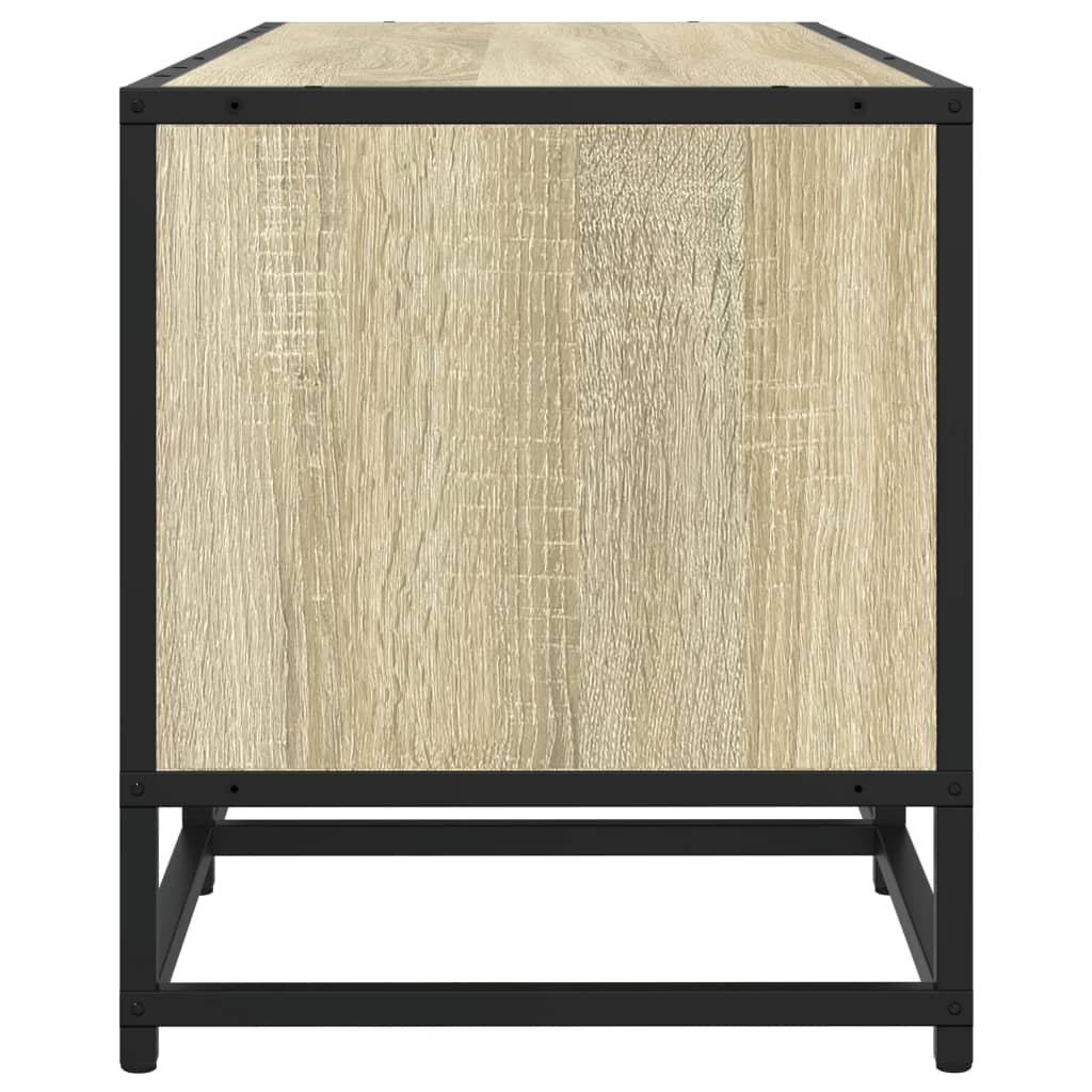 Tv-meubel 180x35x41 cm bewerkt hout sonoma eikenkleurig is nu te koop bij PeponiXL, paradijselijk wonen!