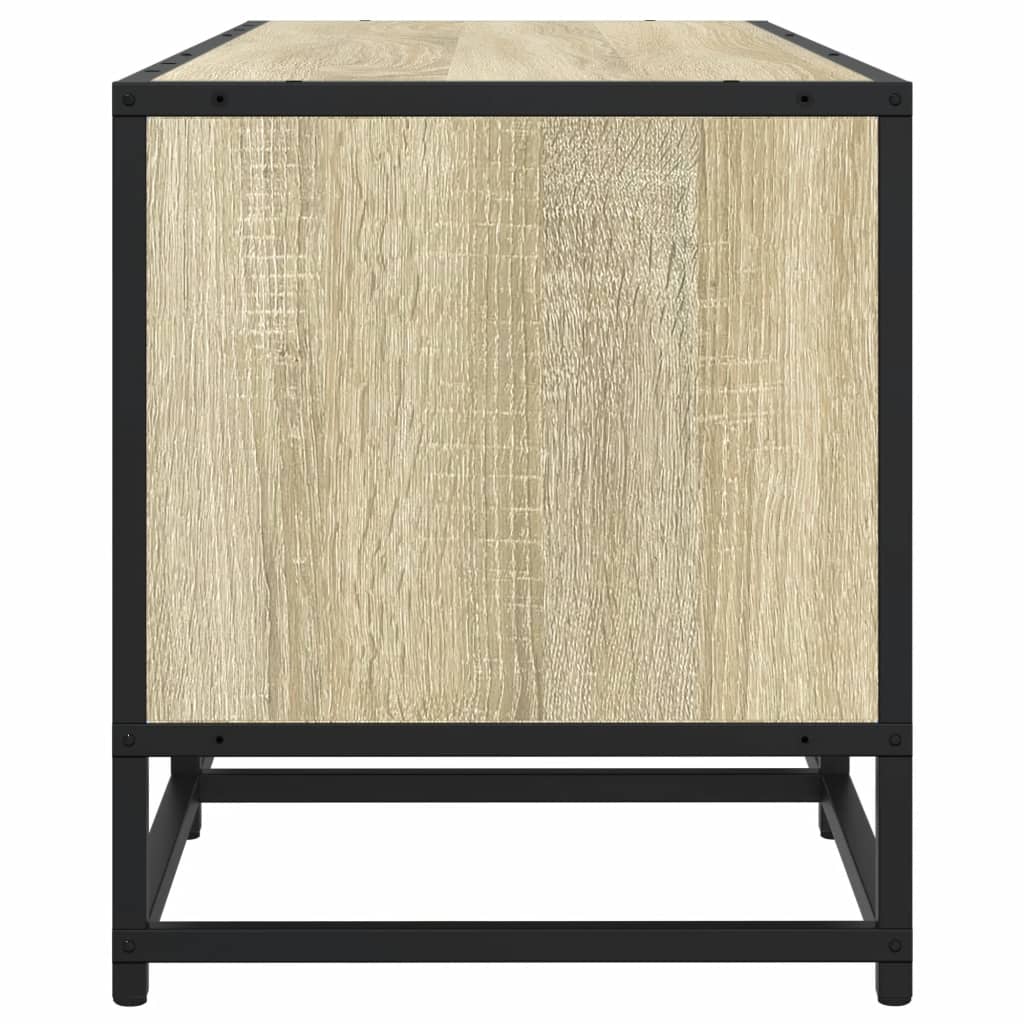 Tv-meubel 180x35x41 cm bewerkt hout sonoma eikenkleurig is nu te koop bij PeponiXL, paradijselijk wonen!