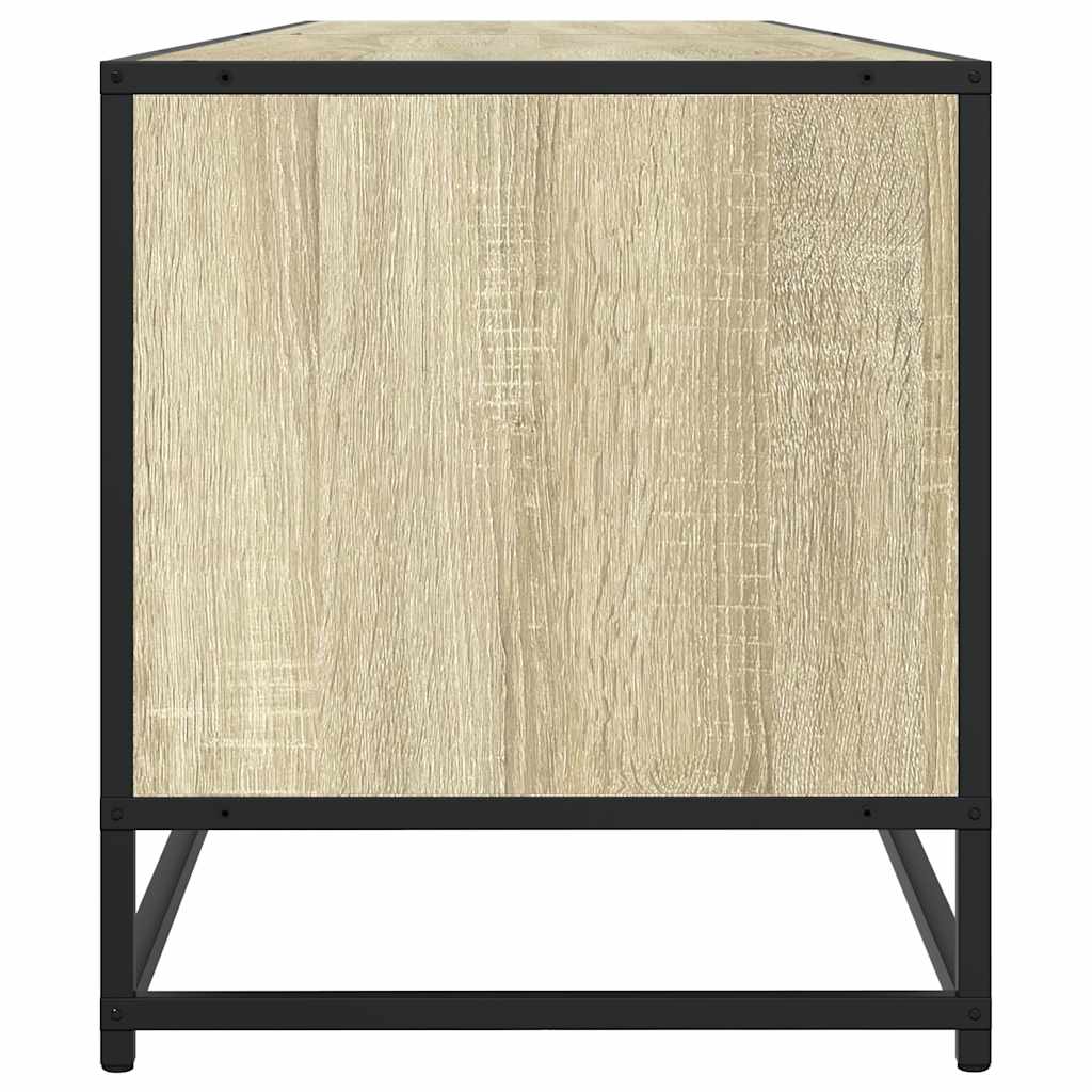 Tv-meubel 180,5x40x46 cm bewerkt hout sonoma eikenkleurig is nu te koop bij PeponiXL, paradijselijk wonen!