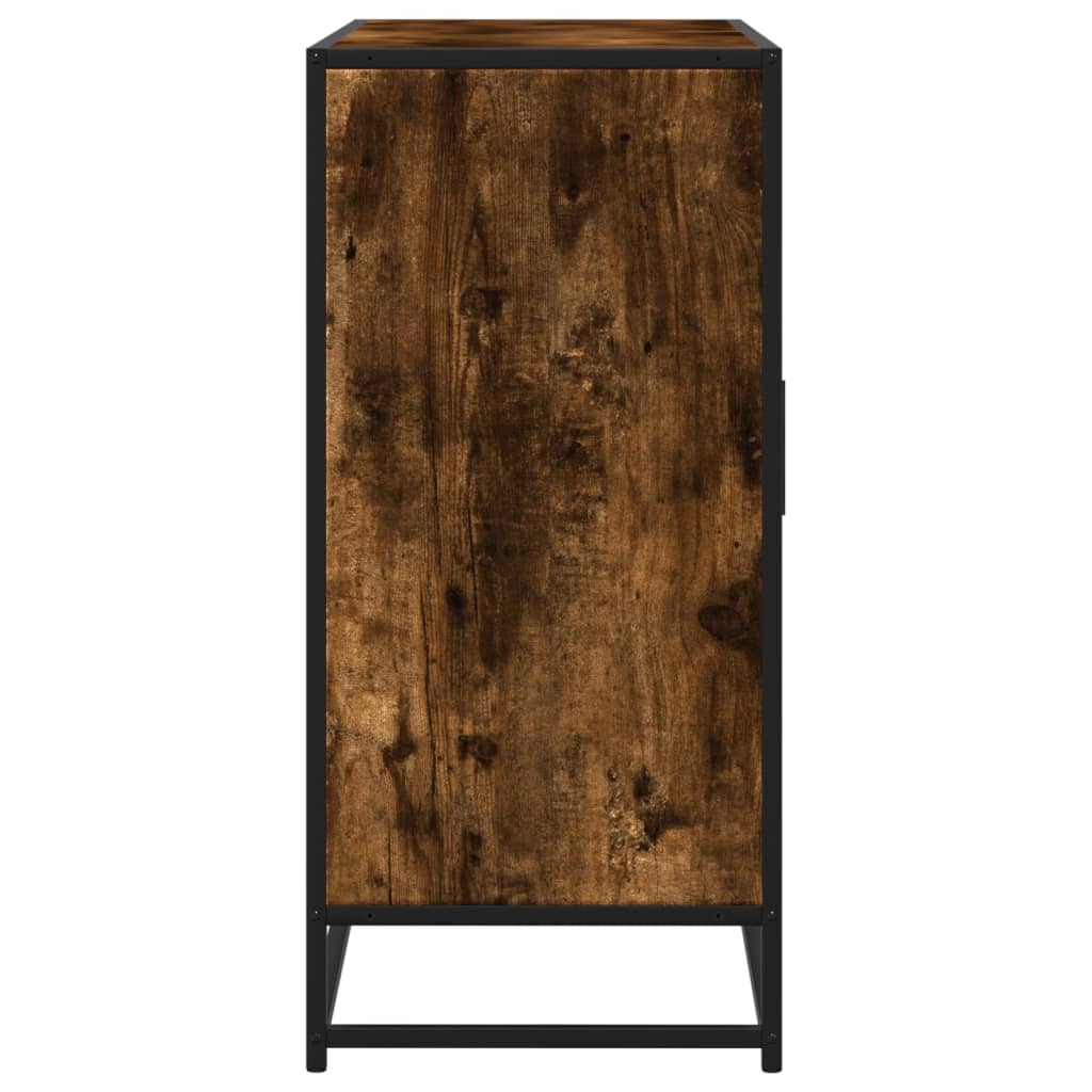 Dressoir 92x35x76 cm bewerkt hout gerookt eikenkleurig is nu te koop bij PeponiXL, paradijselijk wonen!