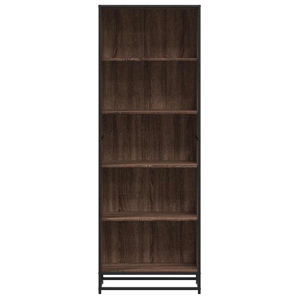 Boekenkast 60x35x170,5 cm bewerkt hout bruin eikenkleurig is nu te koop bij PeponiXL, paradijselijk wonen!