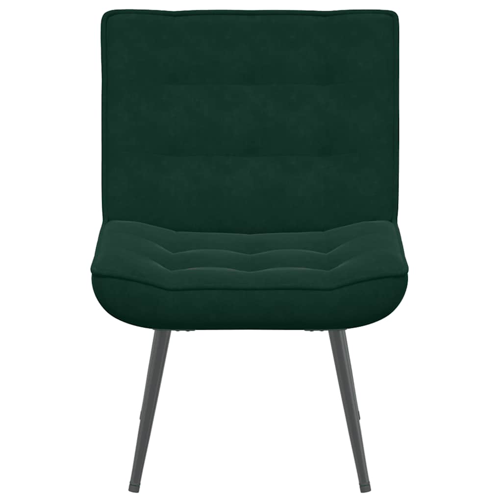 Relaxstoel 64x74x84 cm fluweel donkergroen is nu te koop bij PeponiXL, paradijselijk wonen!