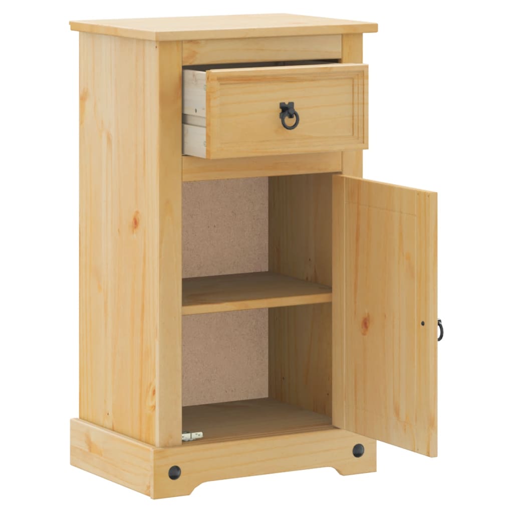 Badkamerkast Corona 45x33x80 cm massief grenenhout is nu te koop bij PeponiXL, paradijselijk wonen!