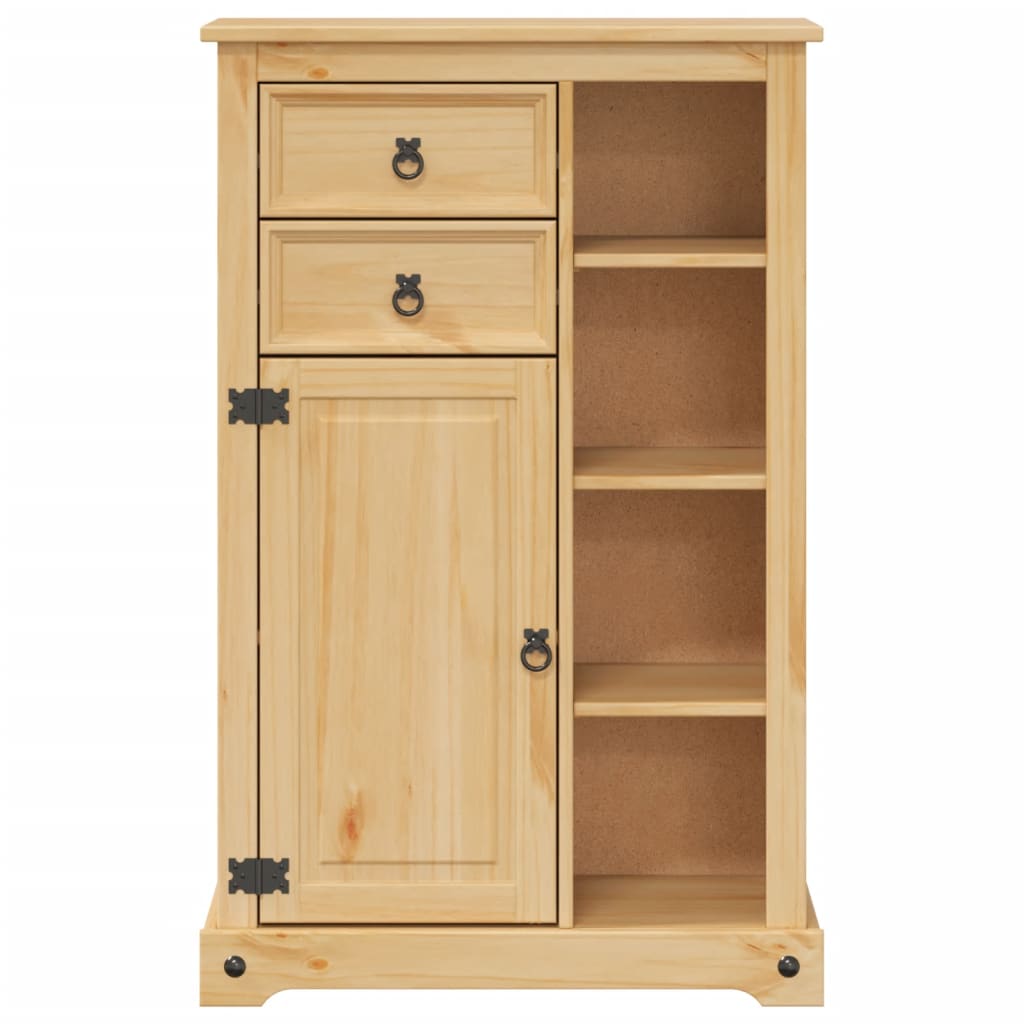 Badkamerkast Corona 70x33x110 cm massief grenenhout is nu te koop bij PeponiXL, paradijselijk wonen!