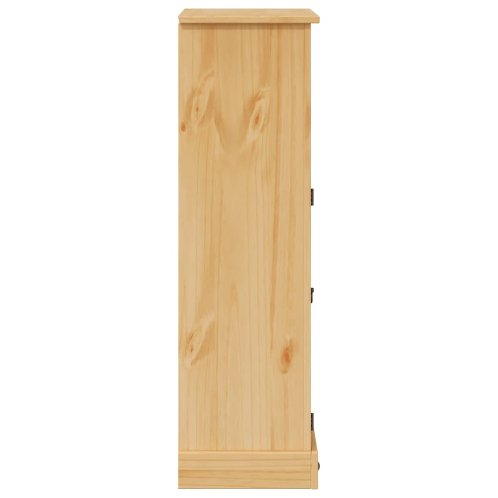 Badkamerkast Corona 70x33x110 cm massief grenenhout is nu te koop bij PeponiXL, paradijselijk wonen!