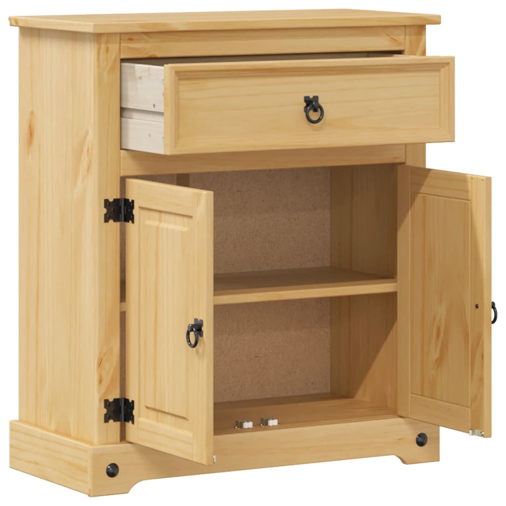 Badkamerkast Corona 70x33x80 cm massief grenenhout is nu te koop bij PeponiXL, paradijselijk wonen!