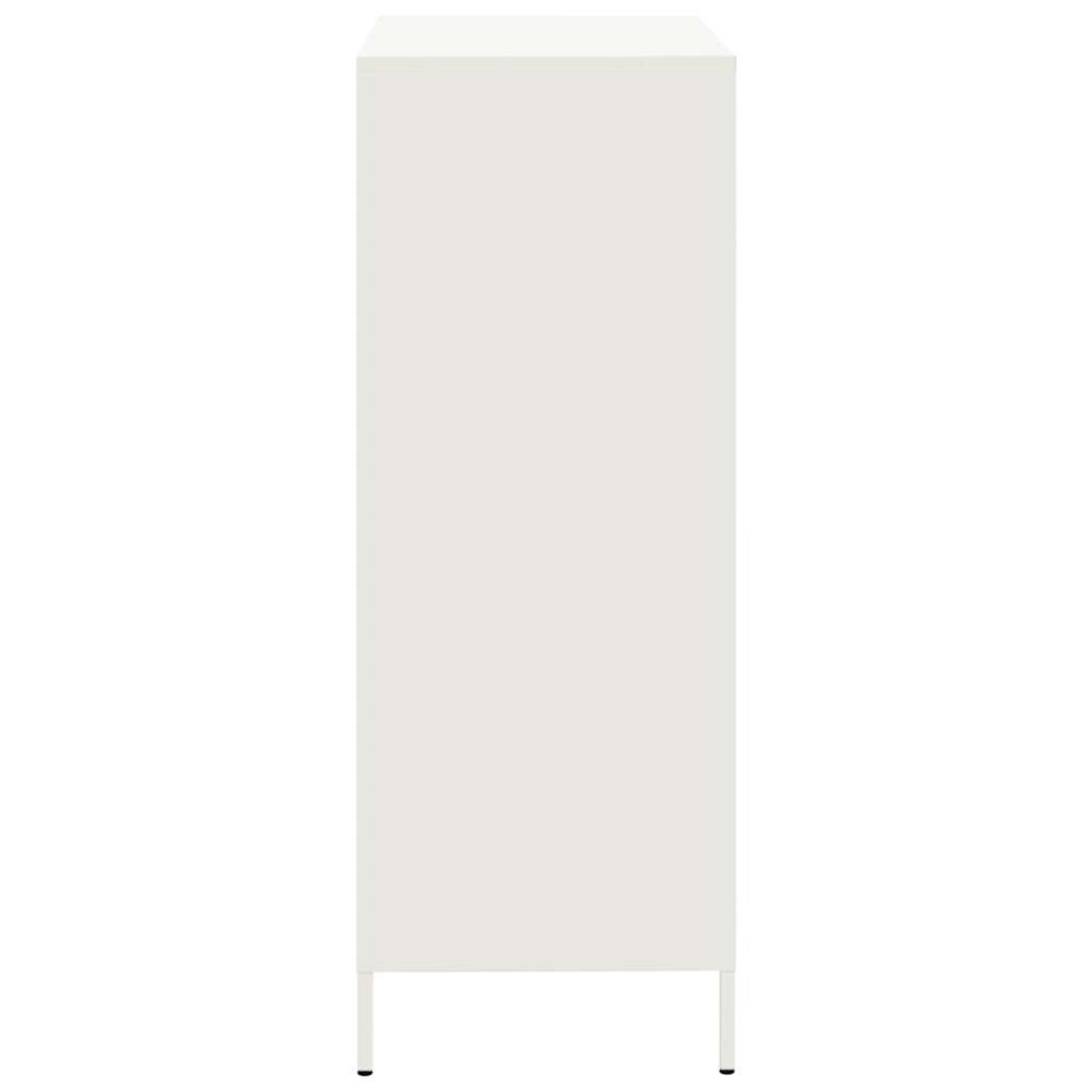 Hoge kast 68x39x101,5 cm staal wit is nu te koop bij PeponiXL, paradijselijk wonen!