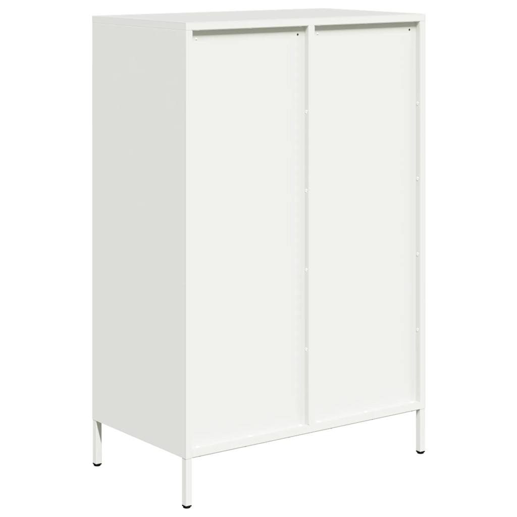 Hoge kast 68x39x101,5 cm staal wit is nu te koop bij PeponiXL, paradijselijk wonen!