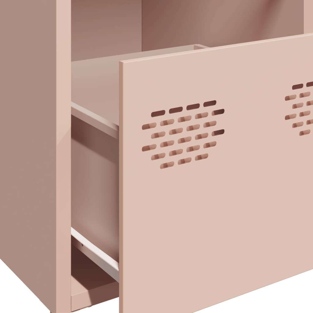 Dressoir 101,5x39x73,5 cm koudgewalst staal roze is nu te koop bij PeponiXL, paradijselijk wonen!