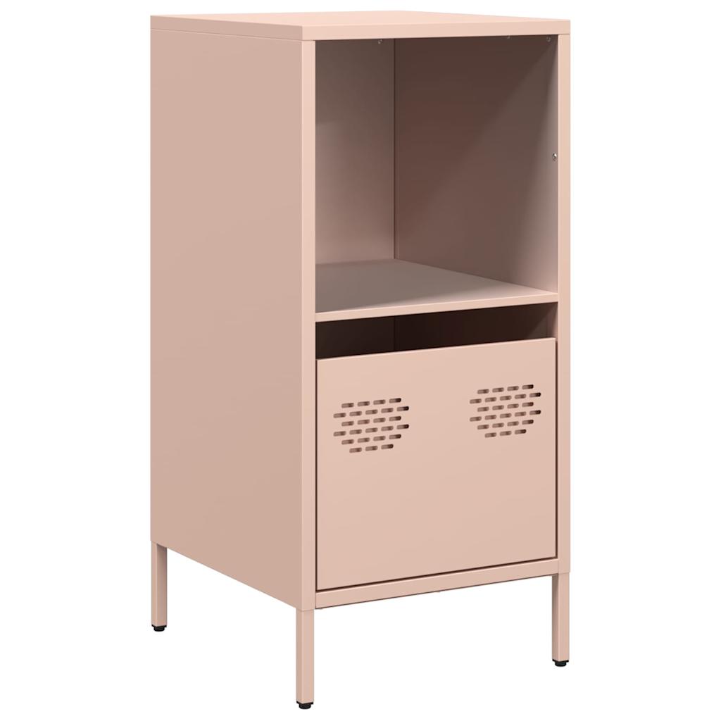Dressoir 35x39x73,5 cm koudgewalst staal roze is nu te koop bij PeponiXL, paradijselijk wonen!