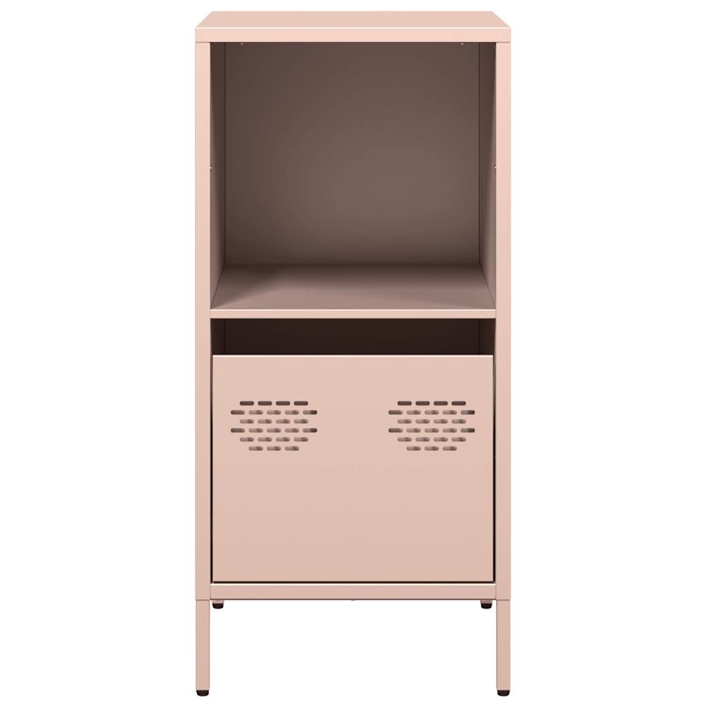 Dressoir 35x39x73,5 cm koudgewalst staal roze is nu te koop bij PeponiXL, paradijselijk wonen!