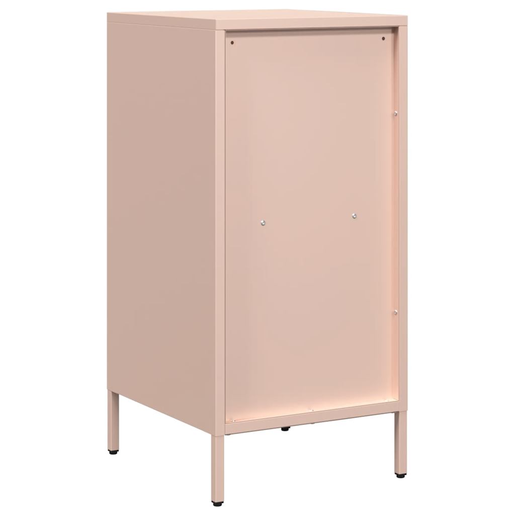 Dressoir 35x39x73,5 cm koudgewalst staal roze is nu te koop bij PeponiXL, paradijselijk wonen!