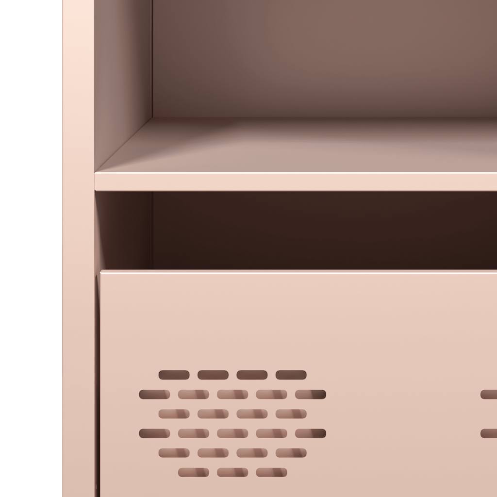 Dressoir 35x39x73,5 cm koudgewalst staal roze is nu te koop bij PeponiXL, paradijselijk wonen!
