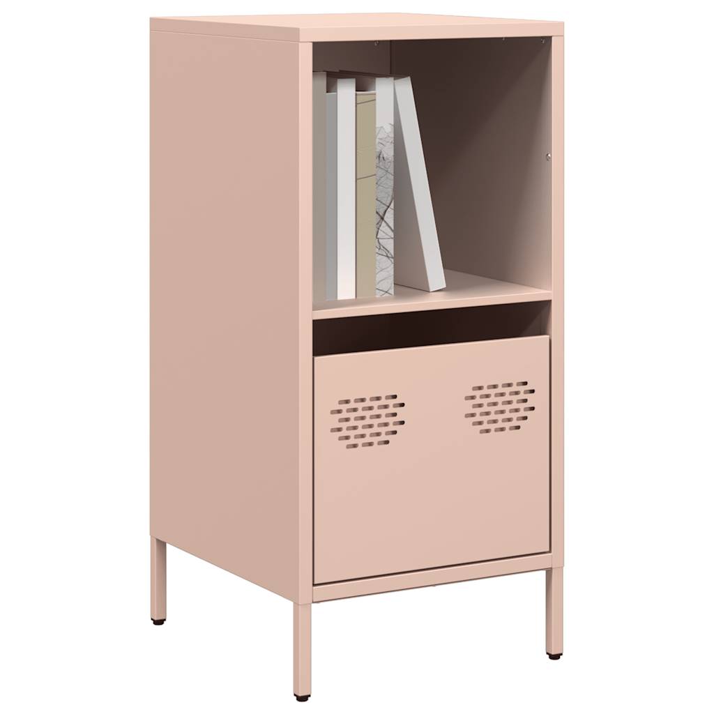 Dressoir 35x39x73,5 cm koudgewalst staal roze is nu te koop bij PeponiXL, paradijselijk wonen!