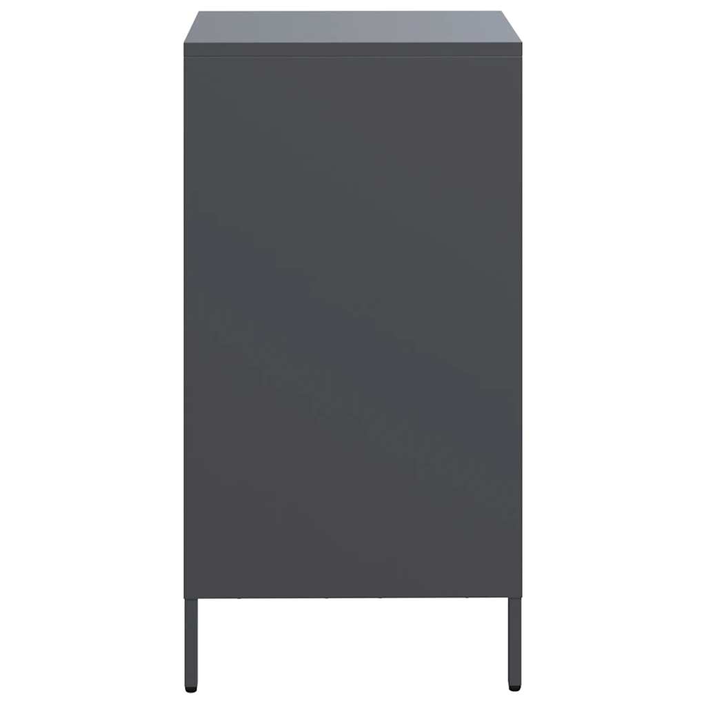 Dressoir 35x39x73,5 cm koudgewalst staal antracietkleurig is nu te koop bij PeponiXL, paradijselijk wonen!