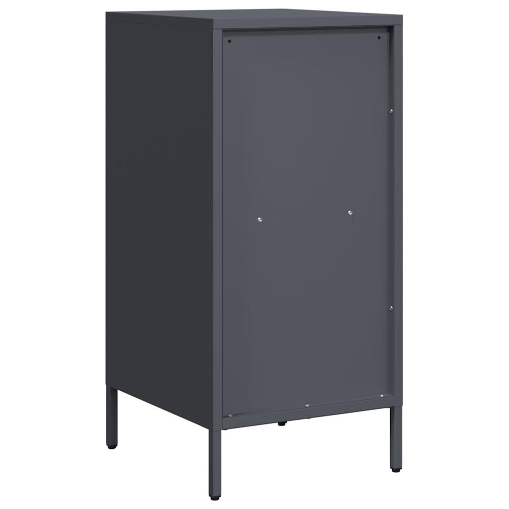 Dressoir 35x39x73,5 cm koudgewalst staal antracietkleurig is nu te koop bij PeponiXL, paradijselijk wonen!
