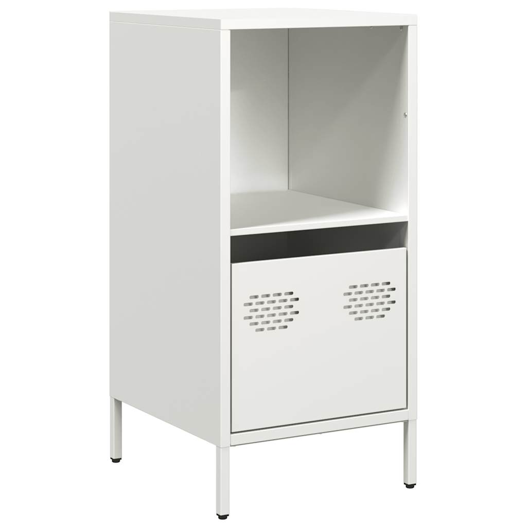 Dressoir 35x39x73,5 cm koudgewalst staal wit is nu te koop bij PeponiXL, paradijselijk wonen!