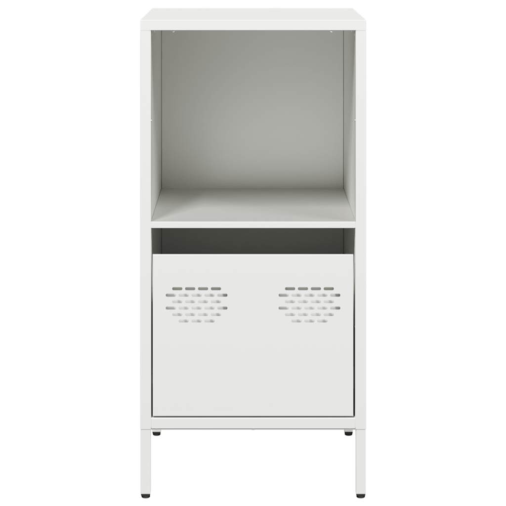 Dressoir 35x39x73,5 cm koudgewalst staal wit is nu te koop bij PeponiXL, paradijselijk wonen!