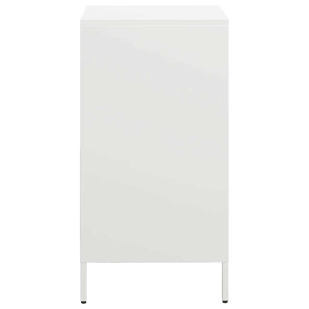 Dressoir 35x39x73,5 cm koudgewalst staal wit is nu te koop bij PeponiXL, paradijselijk wonen!